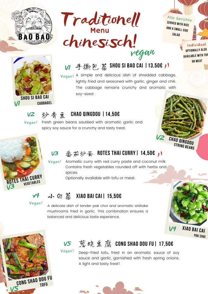 Traditionell chinesich! vegan 